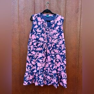 Tori Richard FEEL THE LOVE FELICIA DRESS size XL boho preppy cruise vacation